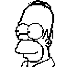 Homer in B&W